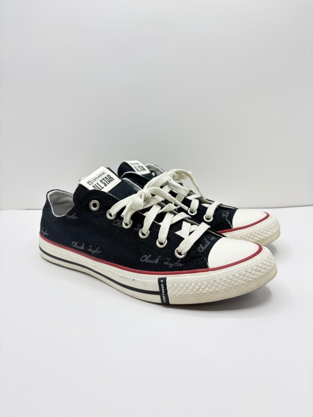 Chuck Taylor Converse Women’s 10 Men’s 8 All Star Heritage Black/White Sneakers